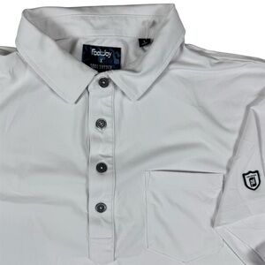 FootJoy x Todd Snyder Golf Polo Shirt Collab Pocket FJ White Men’s Size Large